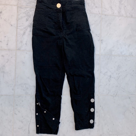 Zara unique black jeans / pants. - Picture 1 of 8